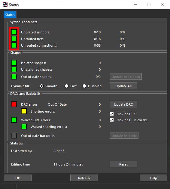 Confirming Net Connections in OrCAD PCB