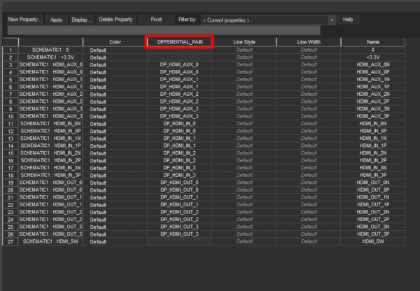 How to Define Differential Pairs in the Schematic | EMA Design Automation