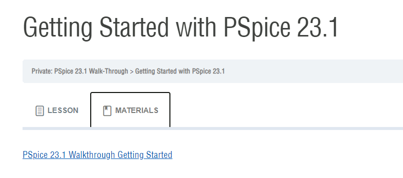 PSpice23.1 L0 Step1 1
