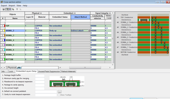 CrossSection Editor