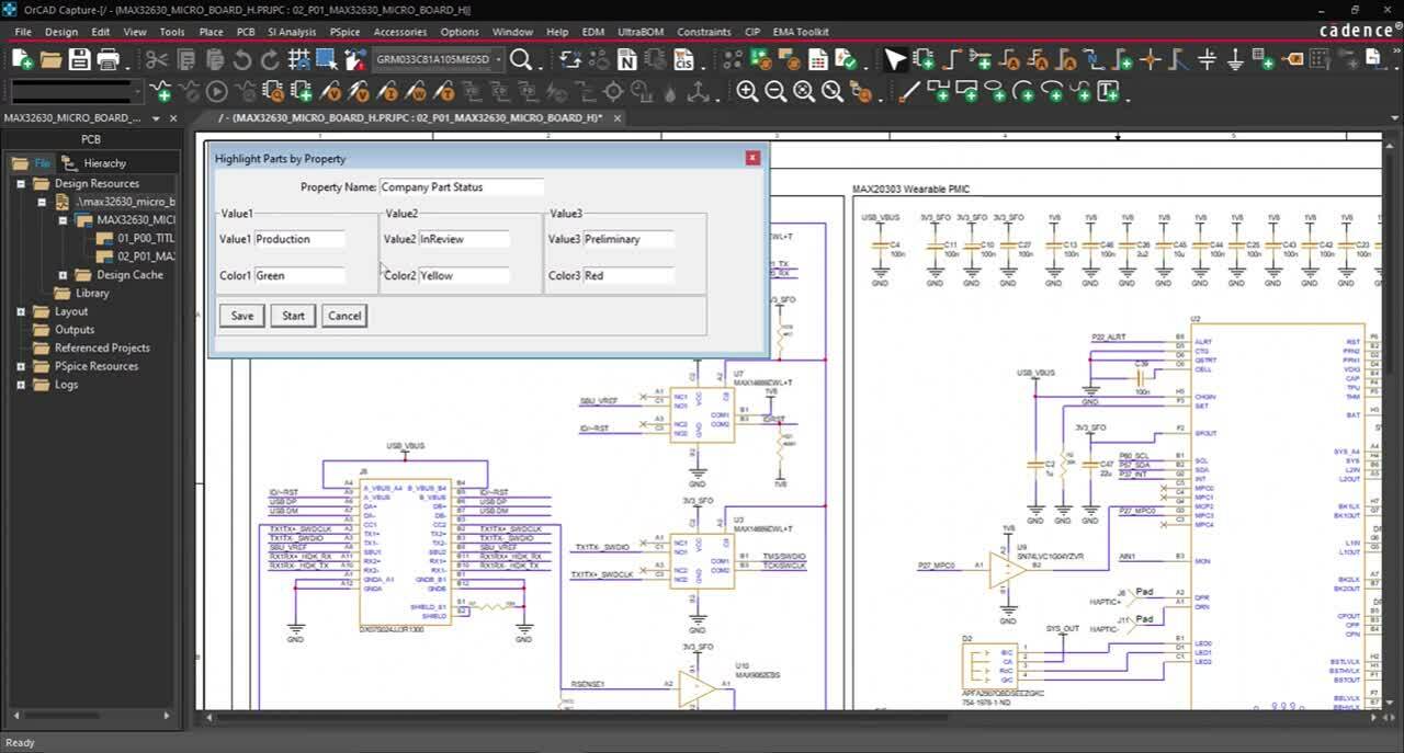 Highlight Parts by Property | EMA Design Automation