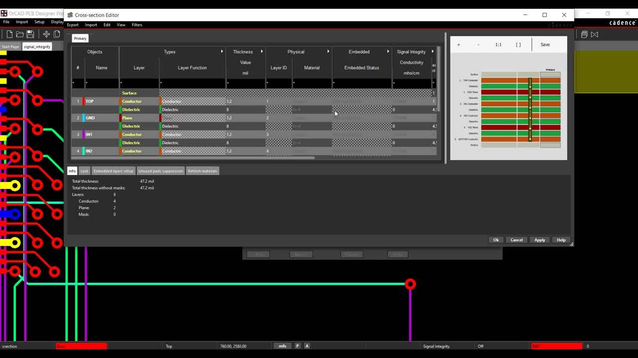 Built-In SI Analysis in OrCAD PCB Designer Professional | EMA Design ...