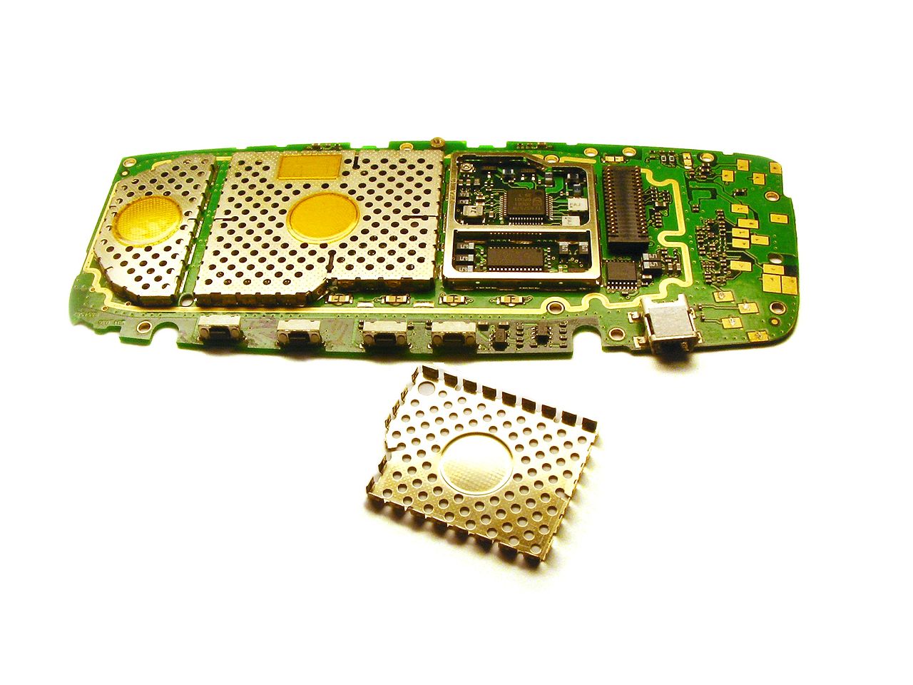 shielding inside mobile phone