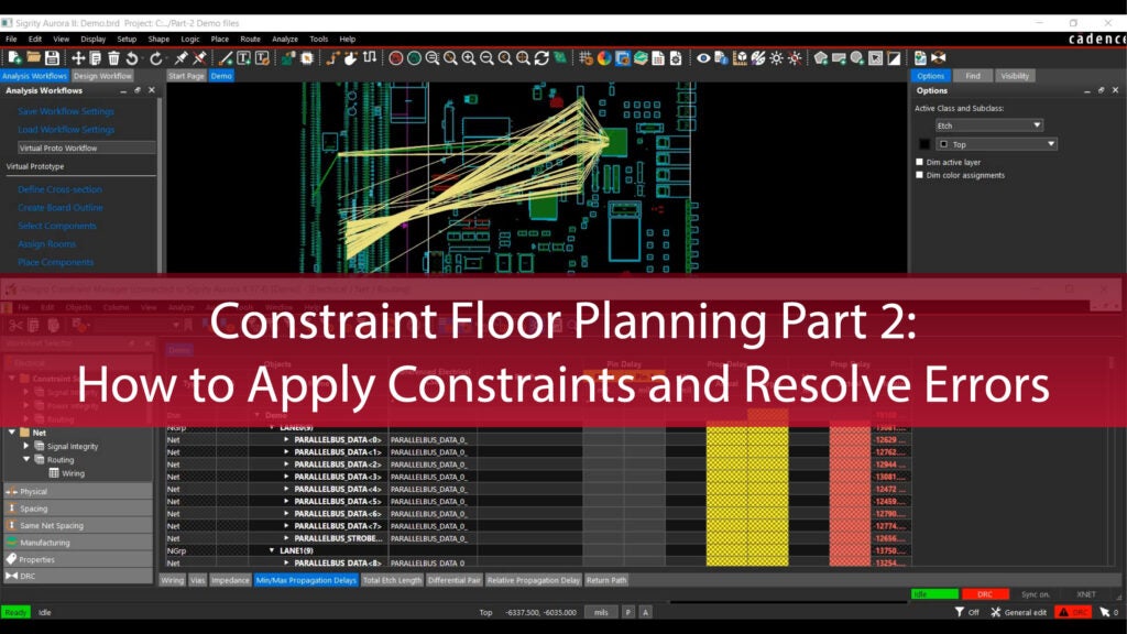 Constraint Floor Planning Part 2: How to Apply Constraints and Resolve ...
