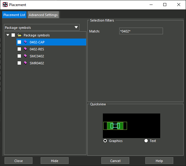 Searching included pcb footprint libraries in OrCAD