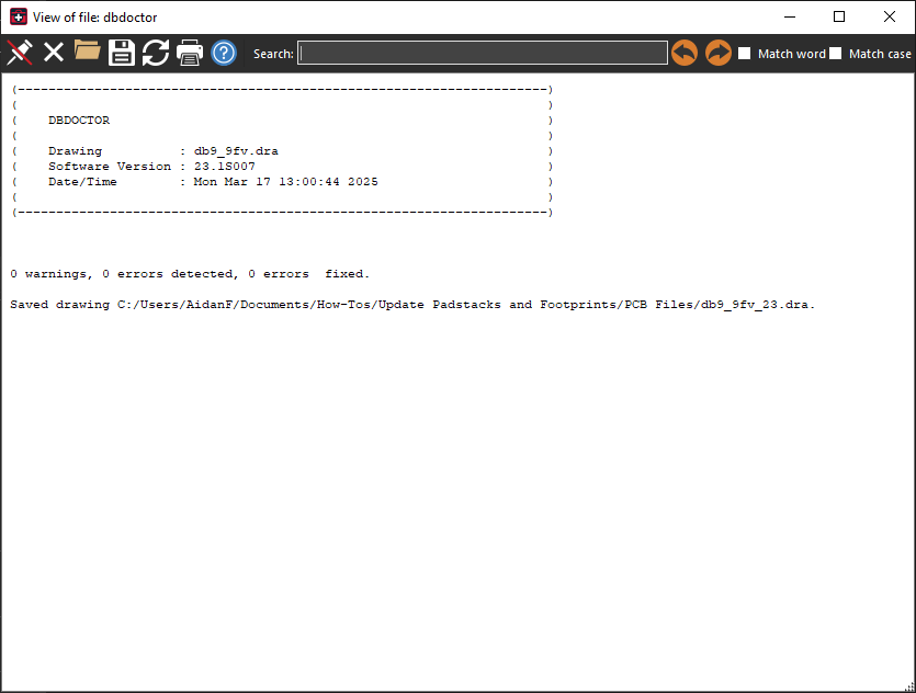 FootprintUpdate Step15