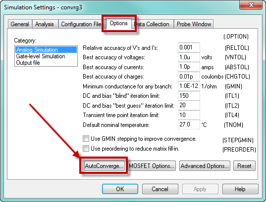 PSpiceAutoConverge Image2
