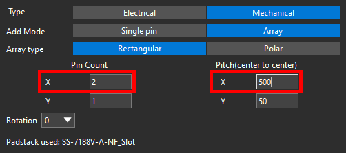 Add slots to a PCB footprint in OrCAD X Presto