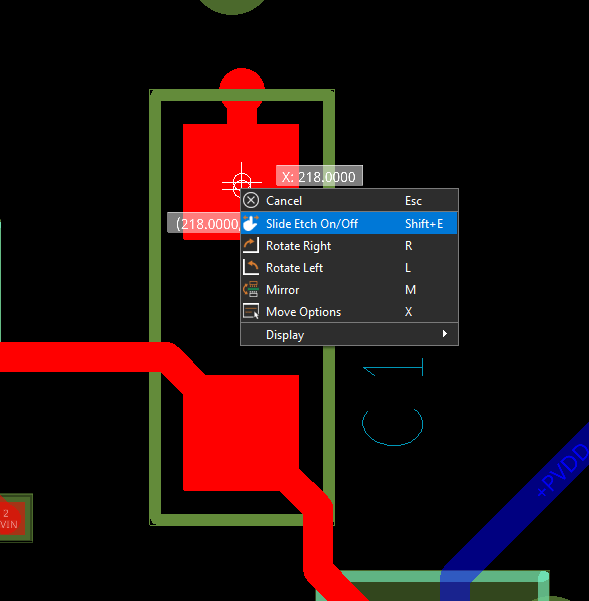 Configure custom shortcut menus in OrCAD X Presto to enable commonly used commands with a right-mouse button click