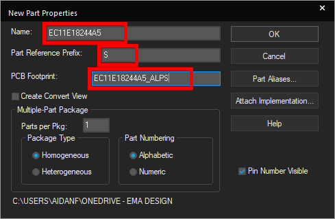 Create schematic symbols in OrCAD X Capture