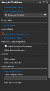 DC Resistance Workflow