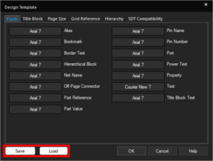 Design Template Presets