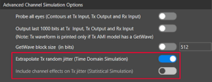 Jitter Extrapolation