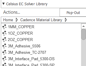 Material Library Integration
