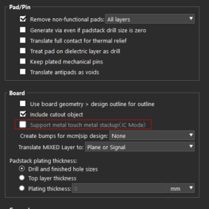 Metal Touch Support