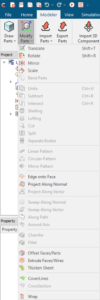 Modeler Tab