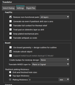 Translator Settings