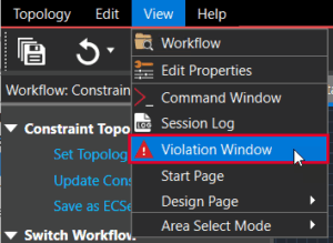 Violation Window