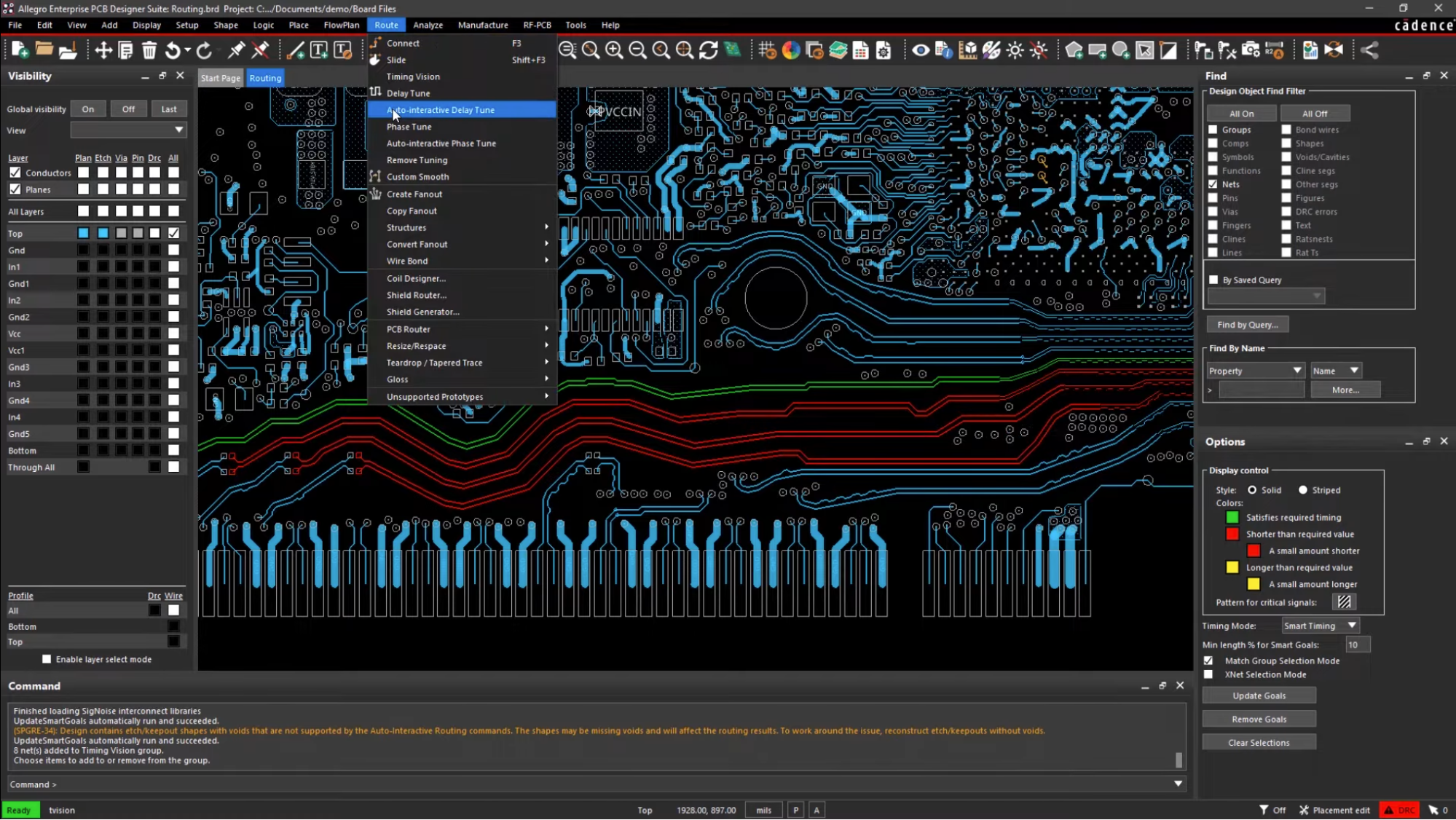 Automatic Delay Tuning adjusts high-speed route accurately