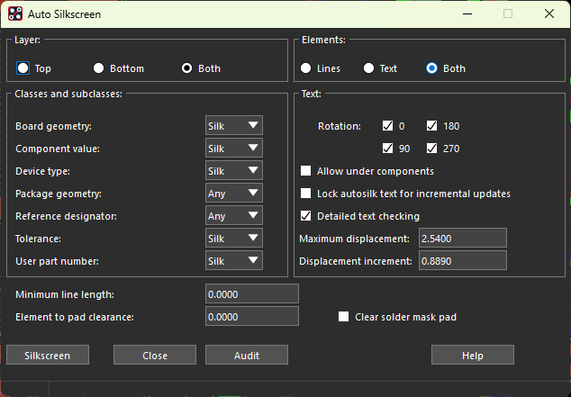 AutoSilkscreen Step11