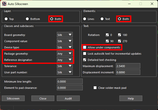 AutoSilkscreen Step3