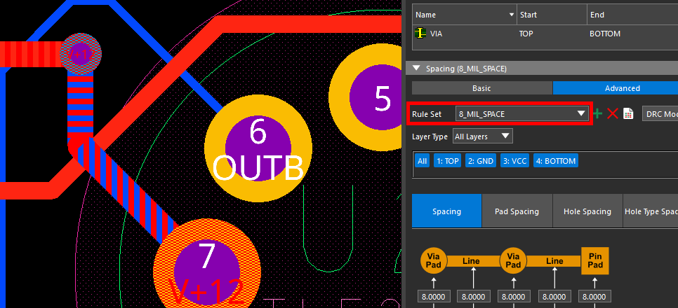 SpacingRulesPCB Step10