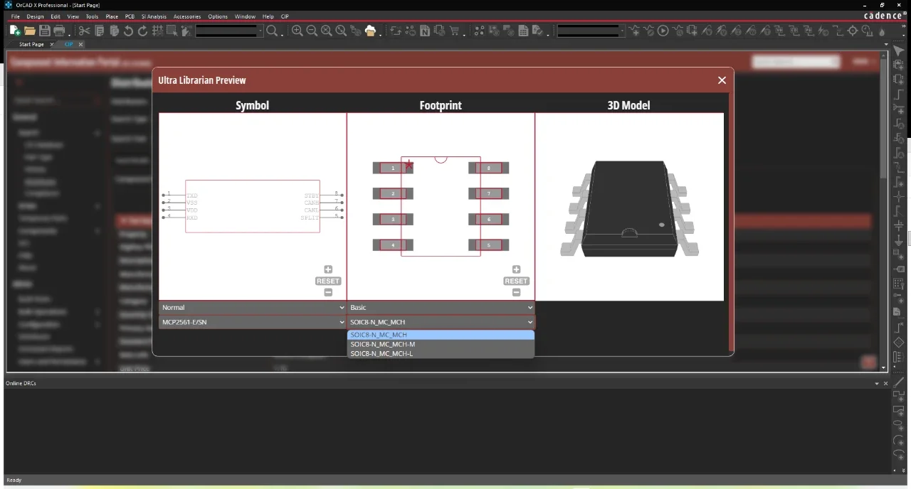 Applying standard naming conventions ensures your footprints and their alternates can be reliably accessed within Allegro X AI.