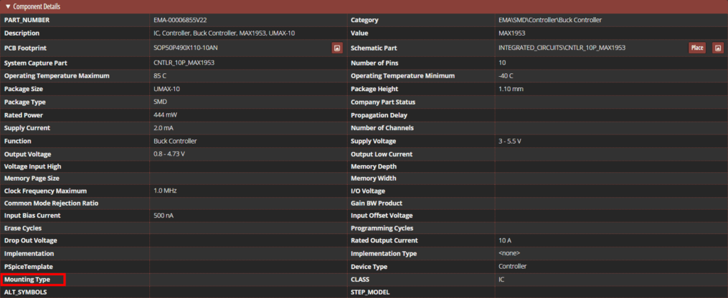 configure tables in CIP to improve visibility and streamline component management.