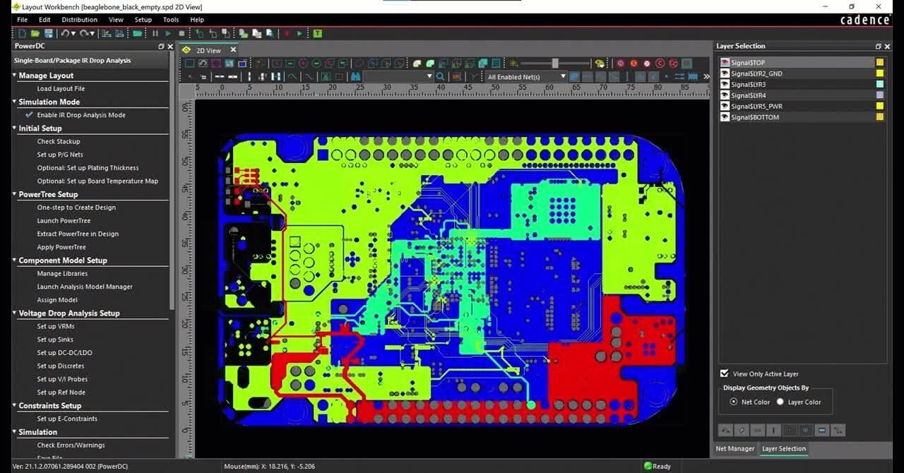 Sigrity X Aurora provides real-time SI/PI feedback.