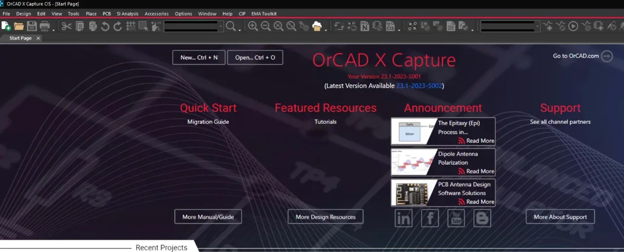 Once your components are inside OrCAD, using a tool like OrCAD Capture CIS makes library data management intuitive and centralized.